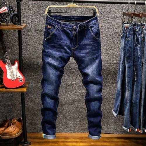 New Fashion Boutique Stretch Casual Mens Jeans Skinny Jeans Men Straight Mens Denim Jeans Male Stretch Trouser Pants,809