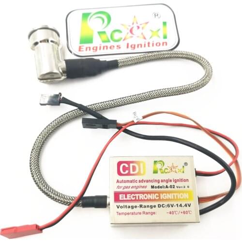 Rcexl Single Ignition CDI BMR6A-14MM for NGK BMR6A rc engine gas petrol engine rc airplane
