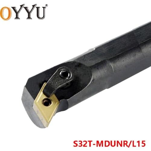 OYYU S32T-MDUNR15 S32T-MDUNL15 Carbide Inserts for Holder 32mm MDUNR MDUNL Lathe Cutter CNC Shank Turning Tool Boring Bar