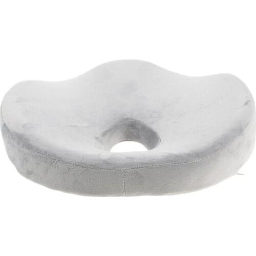 Coccyx Seat Cushion for Car Office Home - Memory Foam Chair Pillow for Orthopedic Sciatica Hip Support and Tailbone Pain Ease