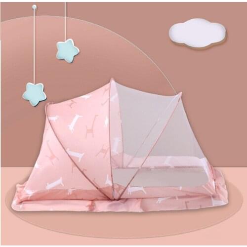 Crib Mosquito Net Childrens Baby Foldable Shading Free of Installation Bottomless Anti-mosquito Dust-proof General High Quality