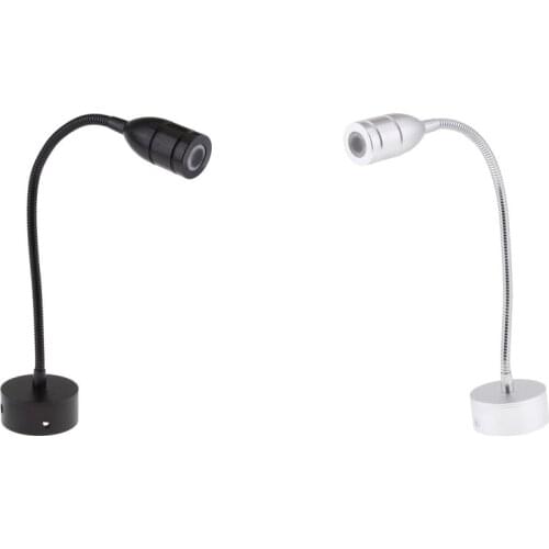 Reading Light 12V Spotlight with Switch, Professional Flexible,Wall Light for Bedside Light, Boat, Yacht, and Caravan