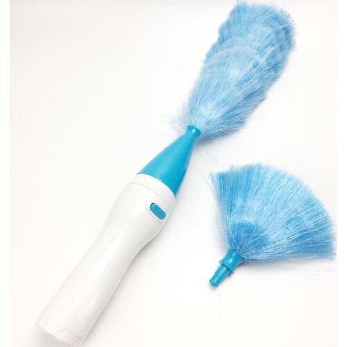 Adjustable Electric Feather Duster Dirt Dust Brush Vacuum Cleaner Blinds Furniture Window Bookshelf Cleaning Tool Brush MJ812