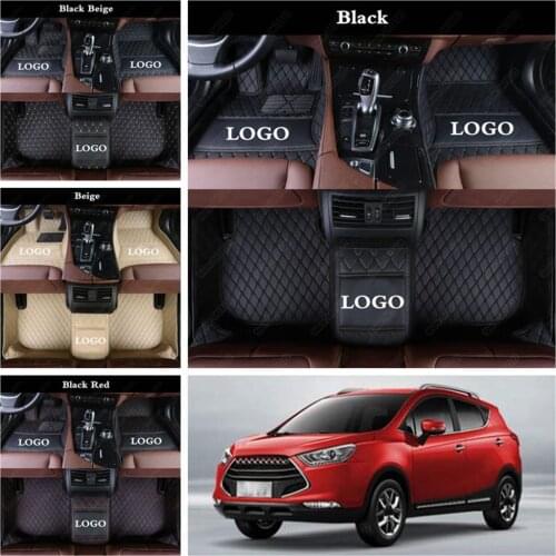Luxury Car Floor Foot Mats Carpet Cover for JAC Rein 13 S5 Faux S5 S2 S3 T5 Custom Auto Foot Pads Car Floor Mat Foot Mat