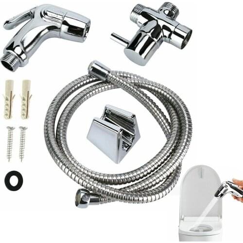 Handheld Toilet Bidet Sprayer Bathroom Flush Handheld Bidet Faucet Shower Head Nozzle Hose Set Self Cleaning douche
