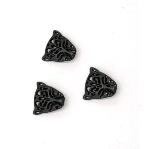 17mm*17mm metal button overcoat sweater button antique silver hollow leopard head pattern suit jacket wadded jacket button 10pcs