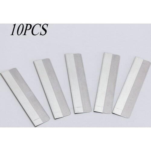 10Pcs/set Eyebrow Razor Trimmer Blade Stainless Steel Facial Knife Blade Hair Removers Shaper Make Up Tool