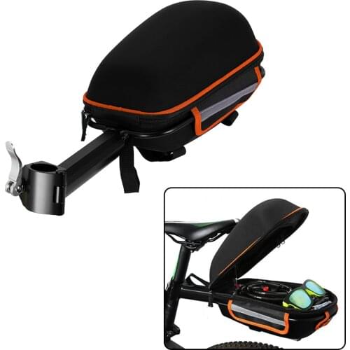 Rainproof Bicycle Bag Quick Release Seatpost Bag Mountain Bike Saddle EVA Storage Pouch Waterproof Pack Bicycle Accessory