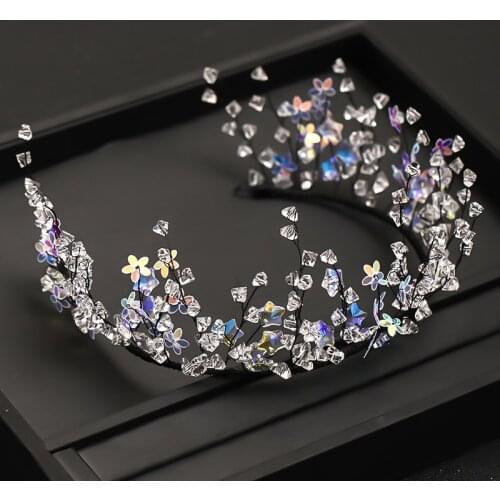 Handmade Beads Headband For Women Colorful Beads Head Jewelry Tiara Headband Jewelry