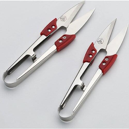1Pcs Stainless Steel Yarn Shears Sewing Scissors Cross Stitch Embroidery U Shape Scissor Thread Scissors for Fabric