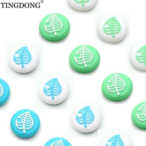 2pcs Leaf Pad Thumb Stick Grip Cap Joystick Cover For Nintendo Switch NS Lite Joy-Con Controller Thumbstick Case