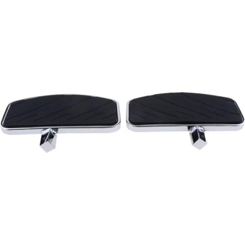2pcs Black Front Rider Foot Pedals for Honda VF 250 750 for Yamaha V-STAR DragStar 650 XV
