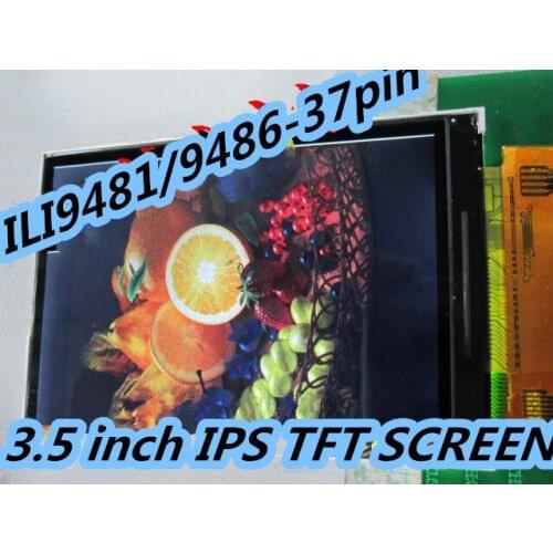3.5 inch TFT screen 320*480 ILI9481/9486-37PIN IPS LCD MCU 8bit/16bit interface display