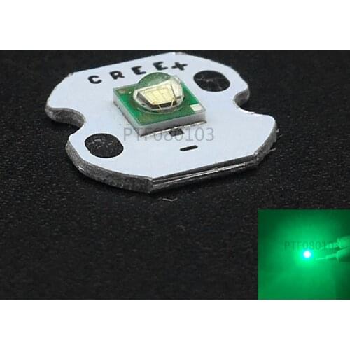 5PCS Original 3W Cree XLamp XPE XP-E green 520~530nm LED Light Lamp With 16mm/20mm PCB Star Base