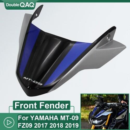 Motorcycle Accessories Windshield For Yamaha MT-09 MT09 2017 2018 2019 Screen Protector Front Fender Extension Cover