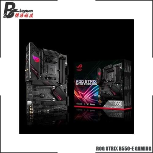 ASUS ROG STRIX B550 E GAMING ATX B550M AMD B550 DDR4 4600(OC)MHz 128G,M.2,SATA,USB 3.2 Best support R9 Desktop AM4 CPU