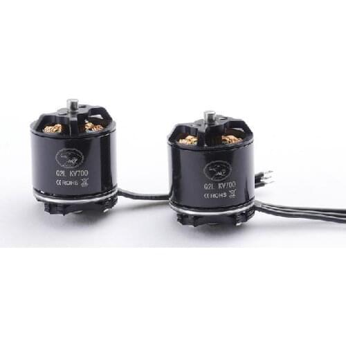 Free Shipping 2pcs/lot HL Q2L 2316 / 920KV 3-4S Outrunner Brushless Motor CW/ CCW Set for Quadcopter Multicopter Multi-Rotor