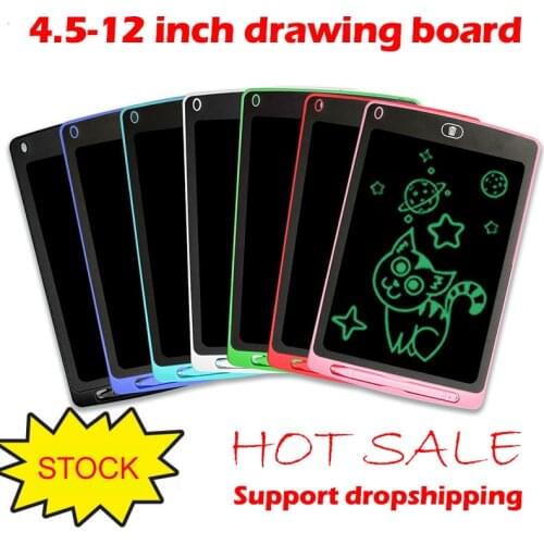 Z08 LCD Handwriting Board 4.5-12 inch Electronic Drawing Boards Childrens Hand-painted Board For Kids Blackboard Dropshipping