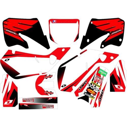 Motorcycle 3M Graphics Backgrounds Stickers DECALS kits For Honda CR 125 CR125 1998 1999 For Honda CR 250 CR250 1997 1998 1999