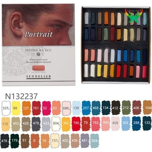 Sennelier handmade 20/30/40/80/120 color set, half and whole pastel, suitable for watercolor and oil painting, beginners