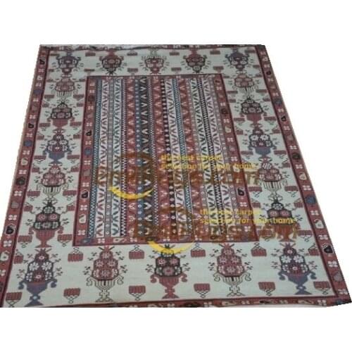 SOUMAK Sue mike pure New Zealand wool hand-woven exotic ethnic wind woven carpet 102 122CMx183CM 4'x6' gc172souyg28