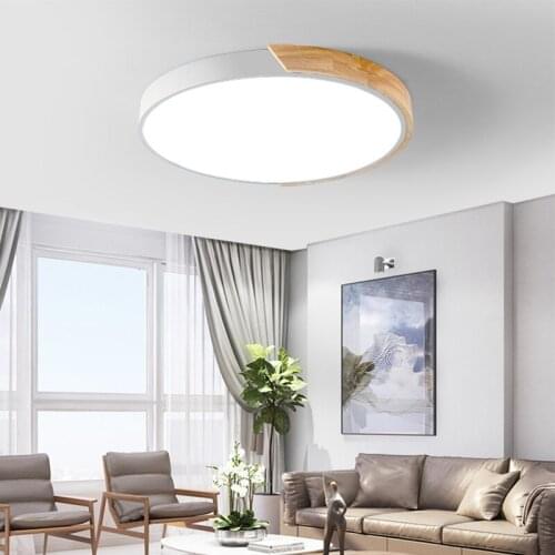 LED Modern Acrylic Metal Frame Round Slim LED Ceiling Light LED Light Ceiling Light Restaurant Living Room Bedroom Ceiling Light
