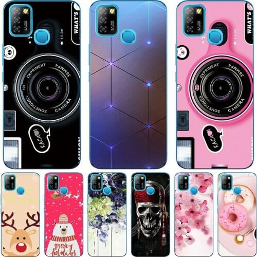 Phone Bags & Cases For Infinix Smart 5 Global X657 2020/5 india 2021 Cover Soft Silicone Fashion Marble Inkjet Painted Shell Bag