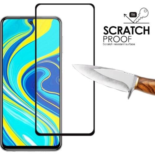 2PCS Tempered Glass For Xiaomi Redmi Note 9S Screen Protector for Redmi Note 9 Full Glued Cover for Xiaomi Redmi Note 9S Film