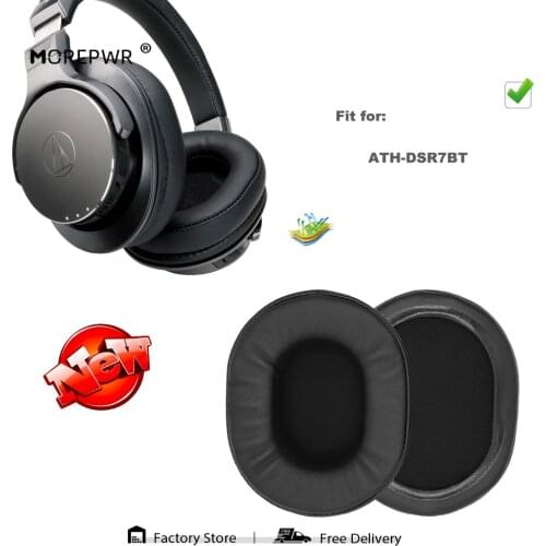 Replacement Ear Pads for ATH-DSR7BT ATH DSR 7BT 7 BT Headset Parts Leather Cushion Velvet Earmuff Earphone Sleeve Cover