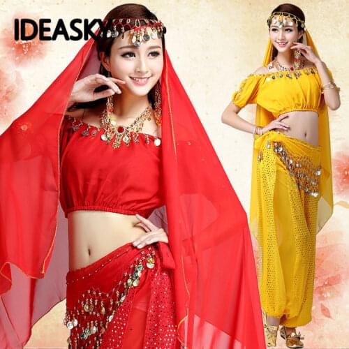 Womens india sari dress clothing belly dance prices adults blue dresses performance oriental costumes women costume for dance