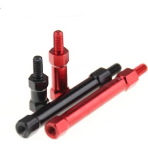 10pcs M3 Hex Step Pillar Aluminum Standoff Spacer For RC Parts aluminum Rods Screws M3*10/15/20/21/24/25/30/32/34/35/40+6mm