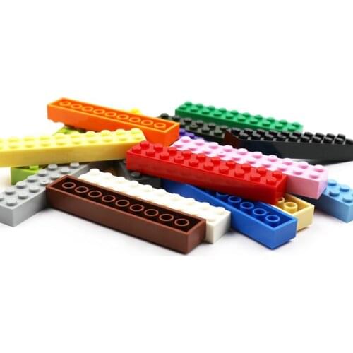 100 Pieces Bricks 2x10 Building Blocks Set Accessory Compatible With 3006 City Friend Replace Parts Toys for Kids Boys Girl