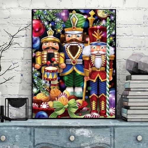 5D DIY Diamond Painting Cartoon Funny Soldiers Full Square/Round Drill Cross Stitch Kits Art Picture Rhinestone Craft Home Decor