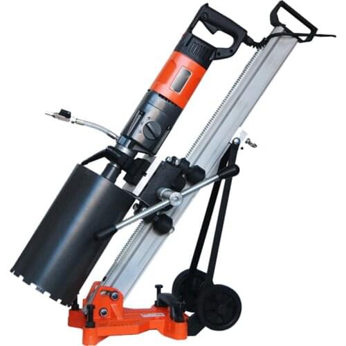 220V / 110V concrete diamond core drill machine 1900W Angled diamond drilling machine Hand-held air conditioner puncher
