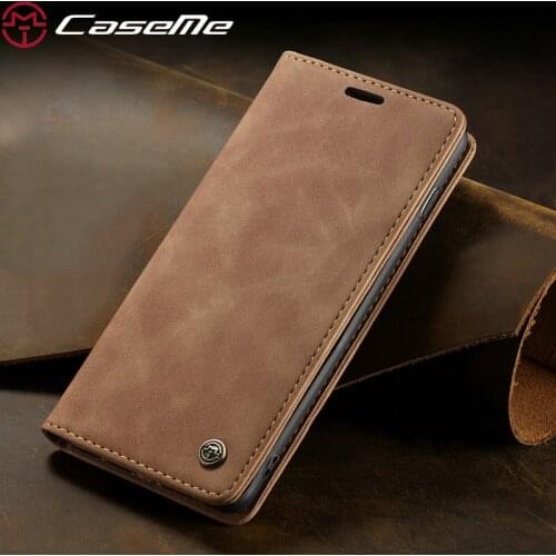For Samsung Note10 Plus 9 8 Case Caseme Magnet Flip Leather Wallet Cover Case Fundas for Samsung Galaxy S20 S10 S9 S8Plus S7Edge