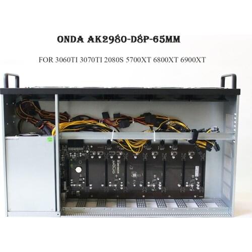 Bitcoin Miner Case PC Server Frame ETH XMR BTC For Onda AK2980 K7 K15 3060TI 3070 5700 6800XT 8 GPU Card USB Miner CPU Case