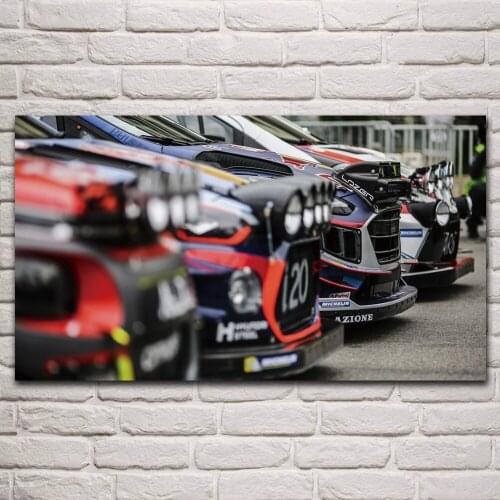 Cool Awesome Rally race cars Motorsport vehicle artwork posters on the wall picture home living room decoration bedroom KP972