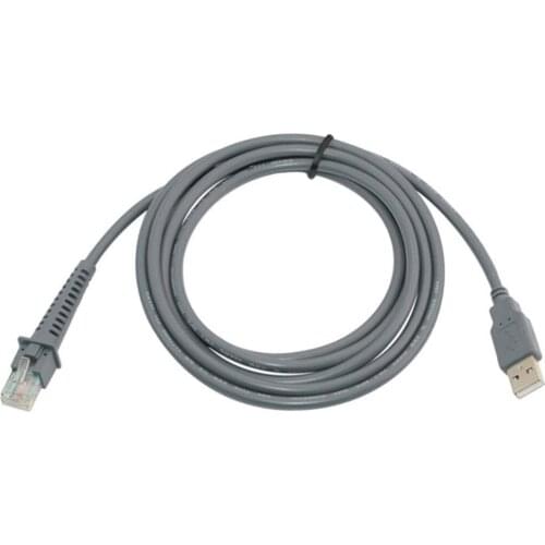 LBSC USB A male to RJ45 Cable 7ft 2M for Symbol Barcode Scanner LS4278 LS2208 2208AP