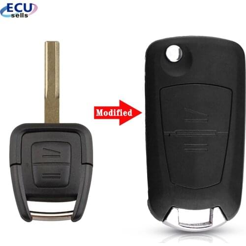 Modified Car Key Case Shell for OPEL VAUXHALL Vectra Zafira Omega Astra h j insignia g Mk4 B c mokka HU43 Blade