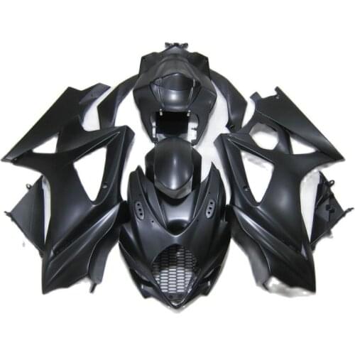 Customize Paint Fairings for SUZUKI GSXR1000 2007 2008 Matte Black Fairing kit GSXR 1000 07 08 DL941