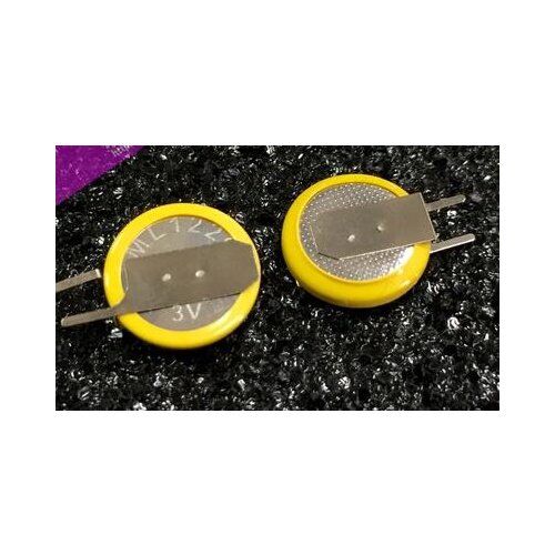 50PCS Brand new original ml1220 3V rechargeable button battery ML1220 with soldered foot Replace CR1220 VL1220