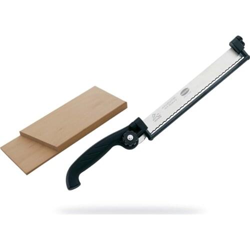 Knife with guide and wooden cutting board - MADE IN ITALY(85628)