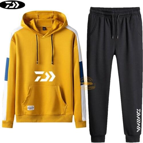 Fishing Clothes 2020 DAIWA Autumn New Outdoor Sports Suit Fashion Mens Suit Casual Breathable Fishing Jacket Fishing Pants