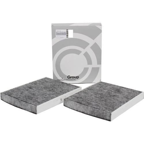 Genuine cabin filter for BMW F01 F02 F07 F10 64119163329 64119272642 Charcoal activated cabin filter set 64119163328 927264