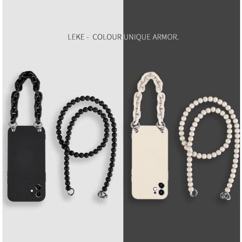 Original Crossbody Necklace Lanyard liquid silicone phone case for iphone 12 Pro Max MiNi 11 Pro Max X XR XS Max 6S 7 8 plus
