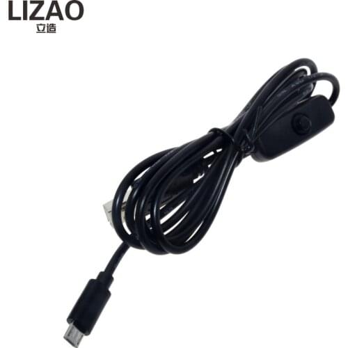Raspberry Pi USB to Micro USB with ON/OFF Switch Charger Power Cable for Android Raspberry Pi 2/B/B+ Banana PI Easy Start