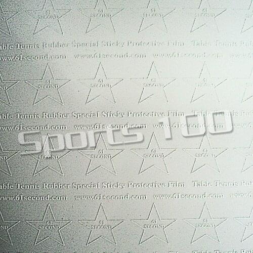 61second Table Tennis Rubber Special Sticky Protective Film