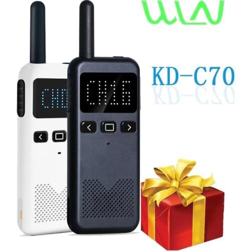 WLN KD-C70 UHF Mini Handheld intercom Walkie Talkie Scan CTCSS DCS KSM3 Two way radios