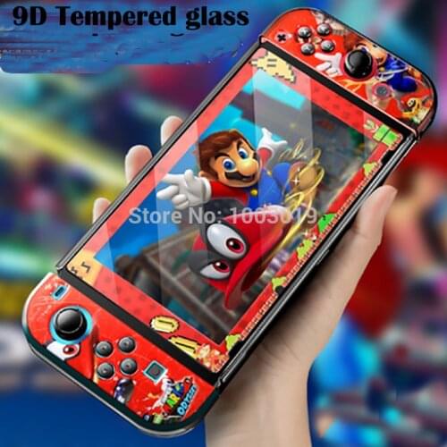 9 H Colored edge Tempered Glass Screen Protector For Nintend Switch Protective Film Cover For Nintend Switch NS Accessories
