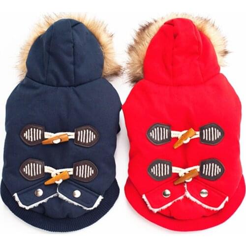 Puppy pet dog clothes England style dogs apparel for winter clothing for dogs pet products pet jackets and coats